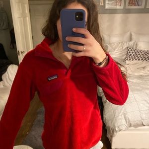 Red Patagonia fleece
